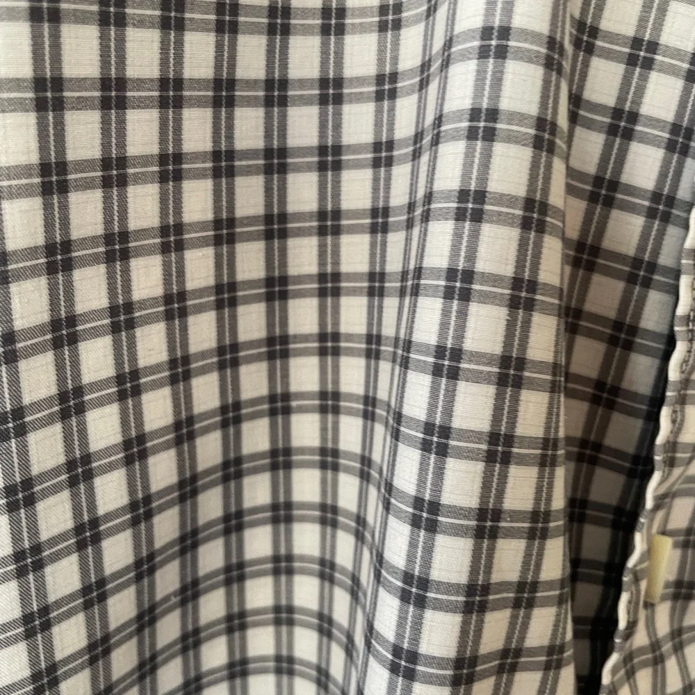 Ermenegildo Zegna Gray Checkered Dress Shirt - Picture 5 of 6